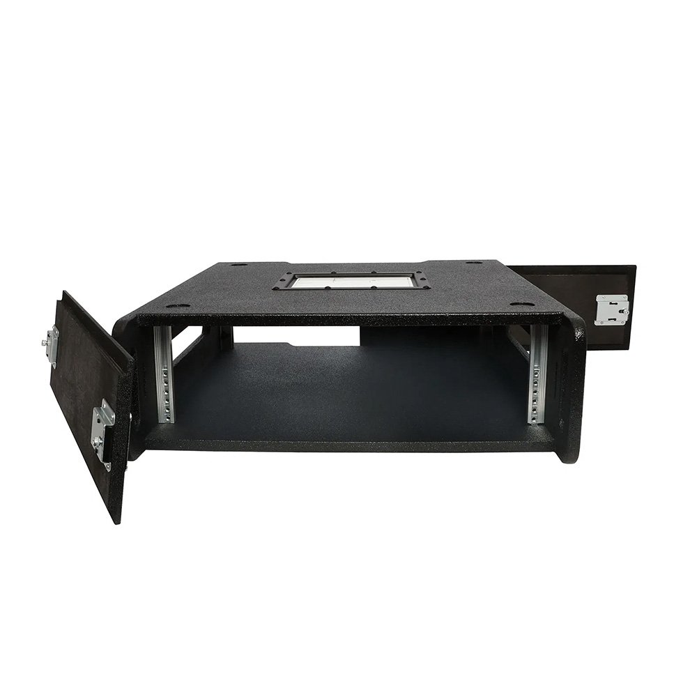 elumen8 3U Wooden Rack Sleeve - Includes Removable Lids, Rackmount Screws and Tour Label
