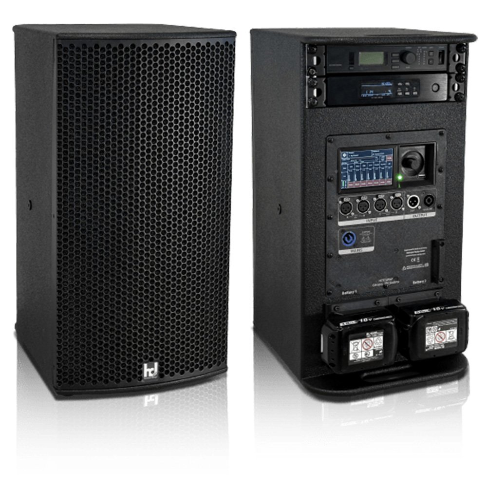 Harmonic Design BS10 - 10" 1000w Battery Powered Speaker (Requires Batteries)