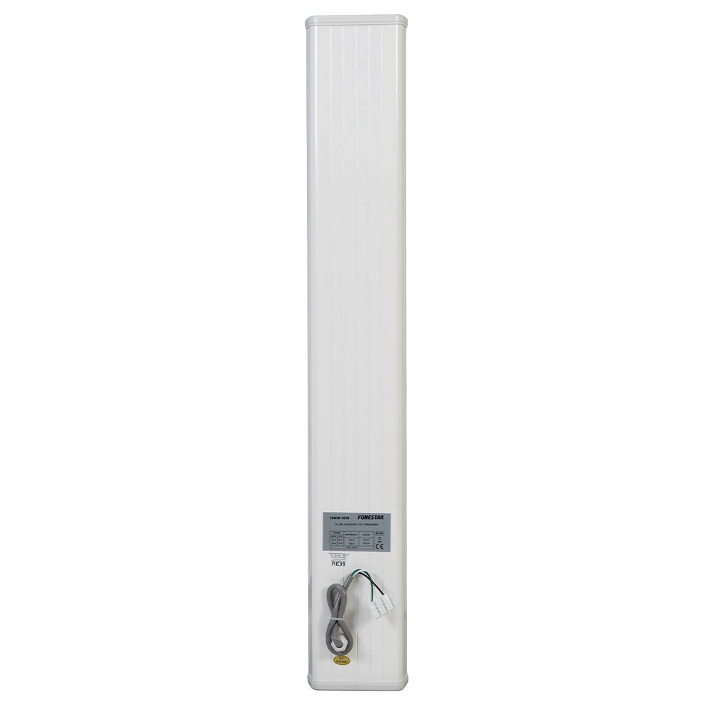 Fonestar Tower 40T White 40w Column Speaker with Built in 100v Line Transformer
