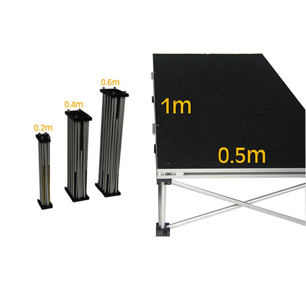 Prostage Eco-Stage 40cm Riser for 1m x 0.5m Carpet Covered Stage Platform