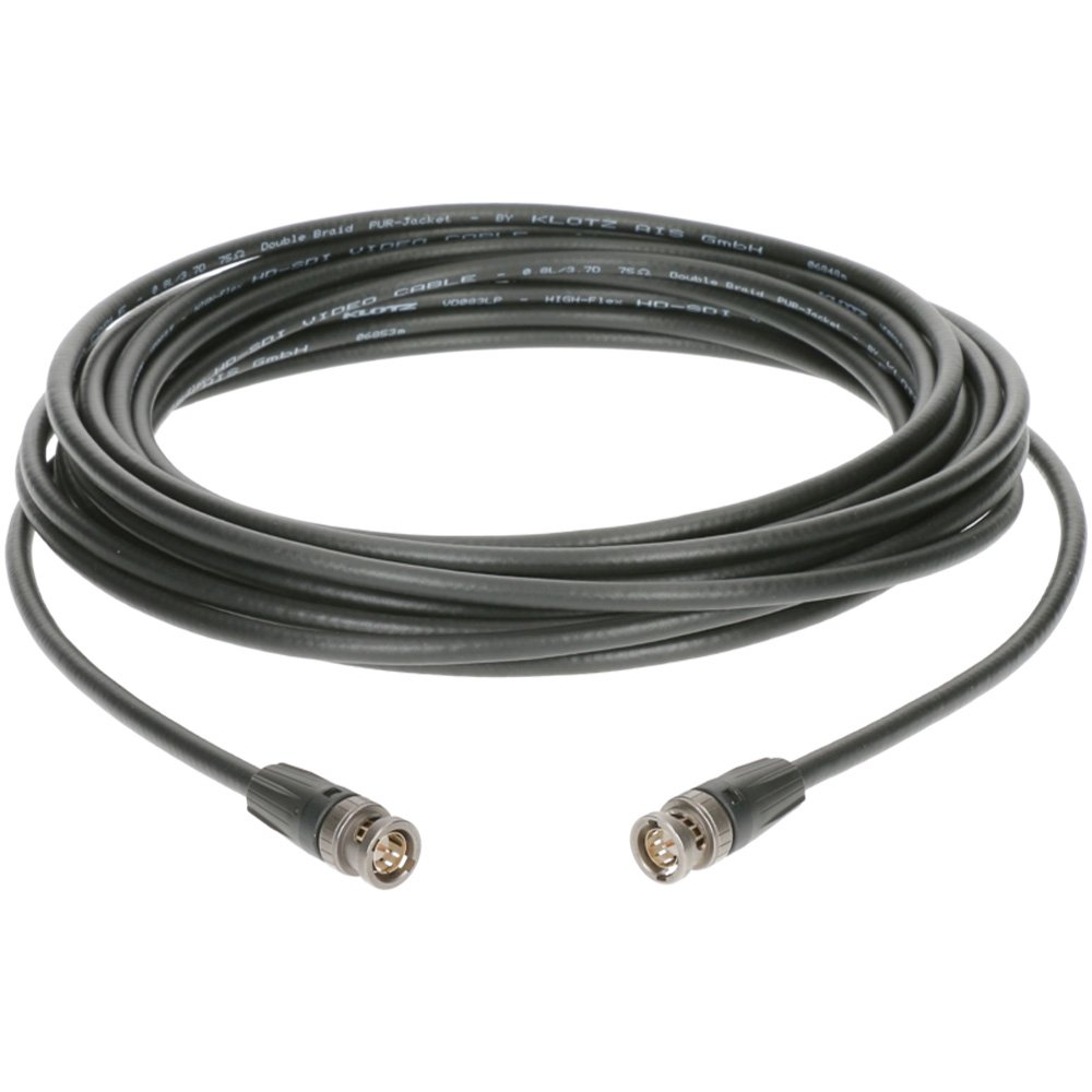 Klotz 6G SDI Cable - 10m Highly Flexible UHD HD-SDI Video Cable for Medium Transmission Distance's